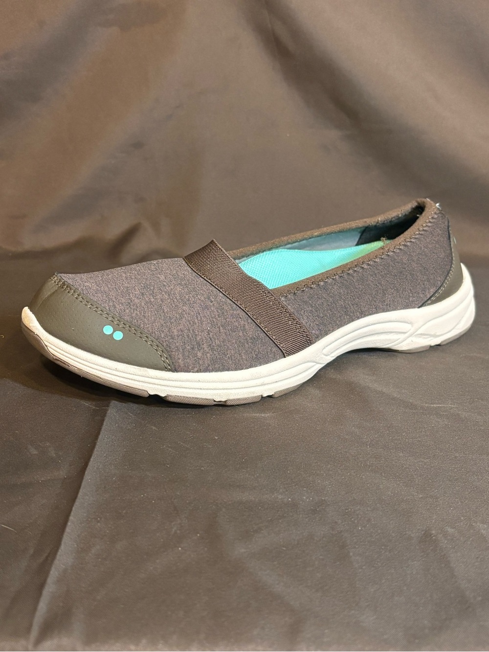 Ryka Gray Aqua Slip On Walking Shoes Comfort Sneakers size 9